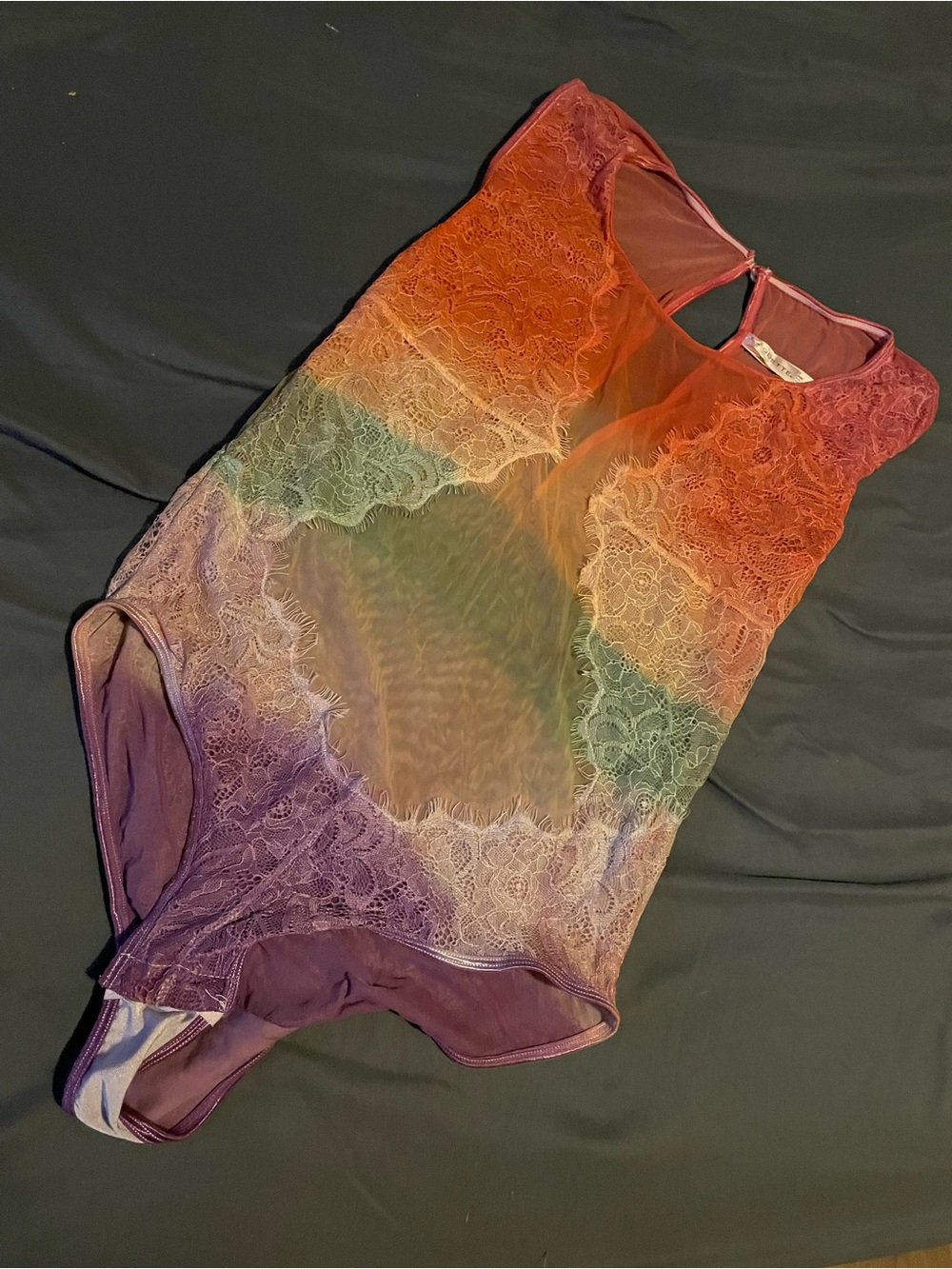 ♦️ Coquette | Colourful Sheer Bodysuit